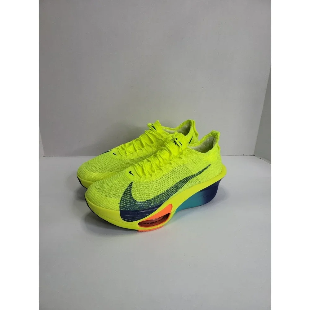 Nike Air Zoom Alphafly Next% 3 Volt Racing Shoes Mens 9.5 FD8311-700 Used once